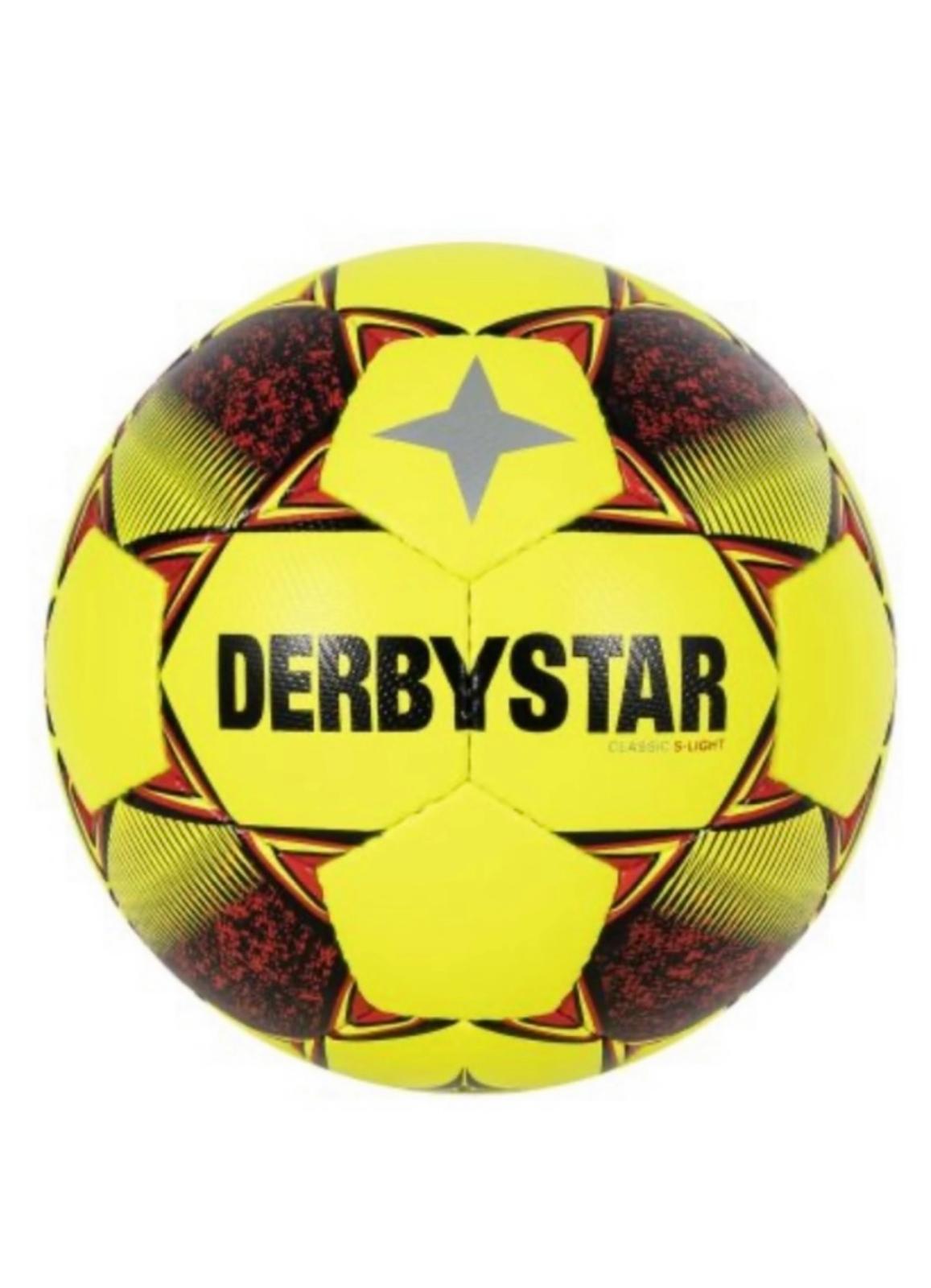 Derbystar voetbal geel/rood