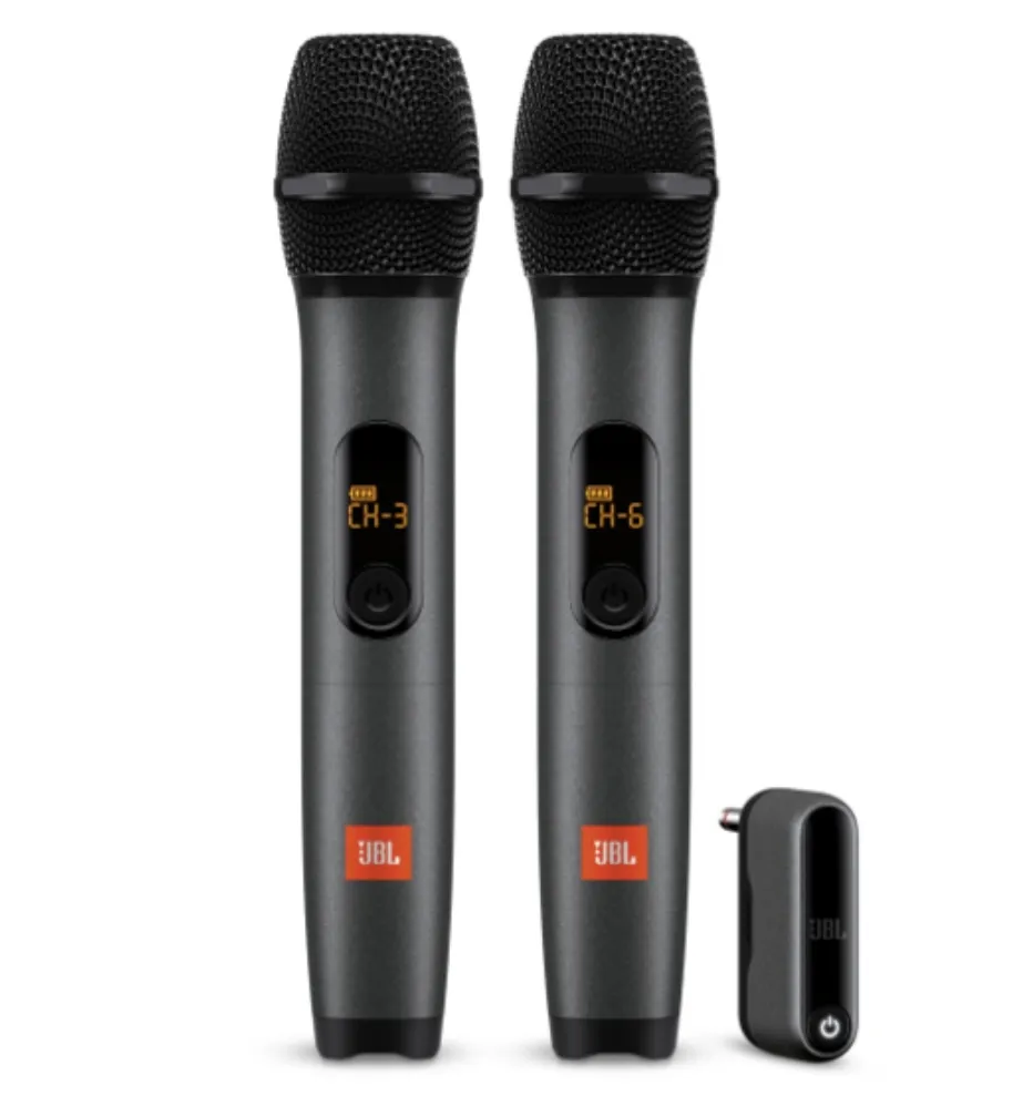 Draadloze JBL microfoons