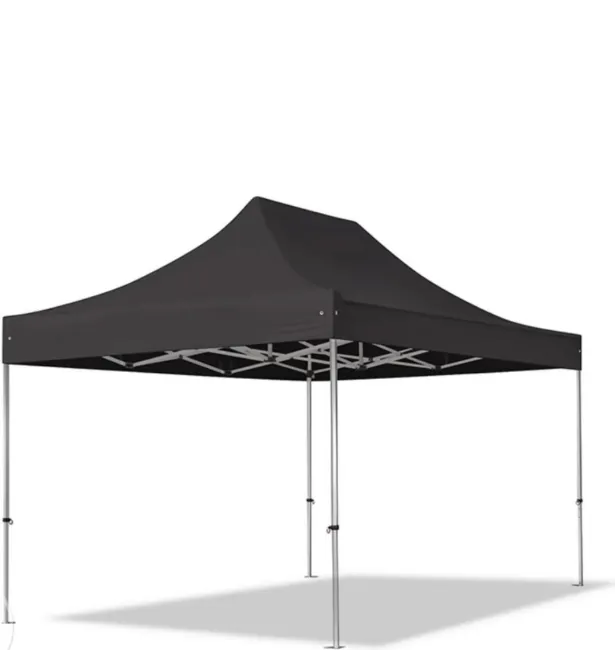 Luxe Partytent Easy Up zonder zijwanden (zwart)