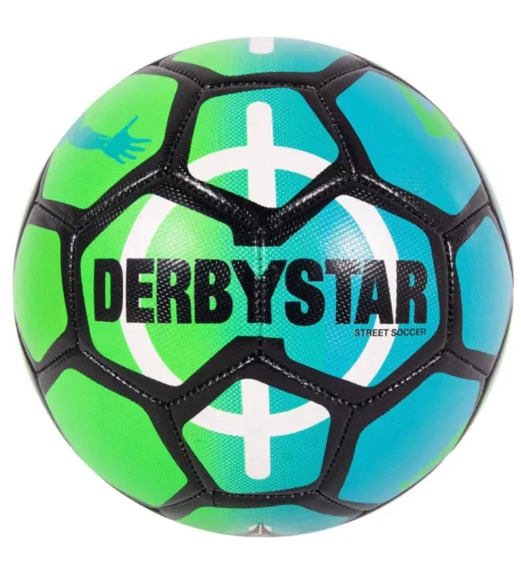 Derbystar voetbal groen/blauw